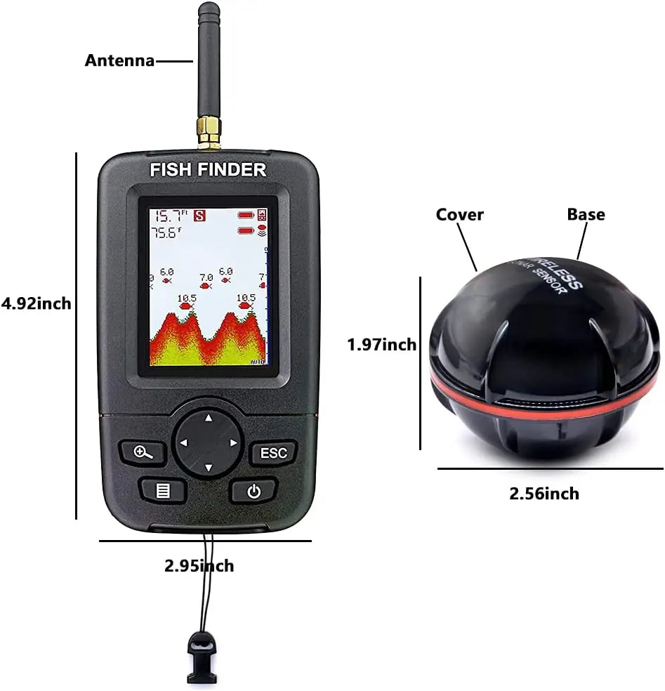 AnglerTech Wireless™ Portable Fishing Sonar