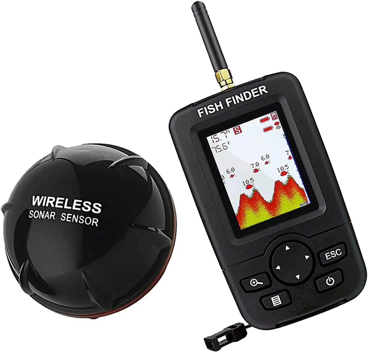 AnglerTech Wireless™ Portable Fishing Sonar